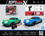 4WD High-Speed Remote Control Drift Car - 2.4GHz RC Racing Toy Car with Pop-Up Lights (Ages 6+)