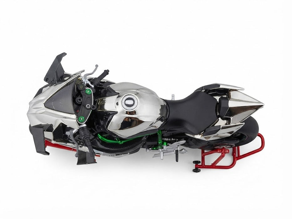DIE CAST XLG K4 KAWASAKI MOTORCYCLE 1/6 M92325-6 SILVER COLOR