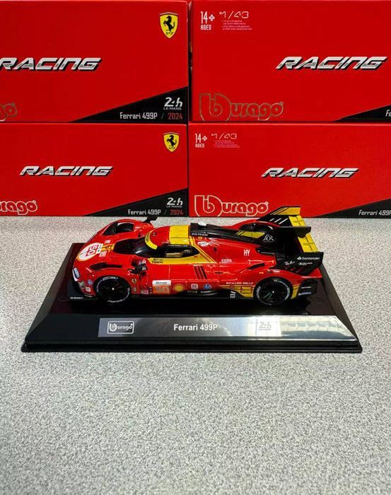 BBURAGO FERRARI 499P/2024  2.H LEMANS 1/43 DIECAST MODEL CAR (18-36316)