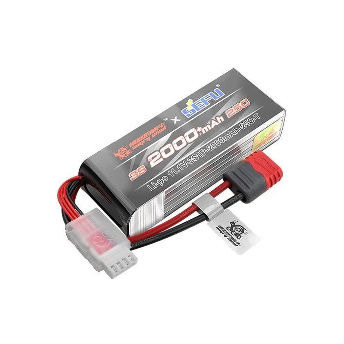 LIPO 11.1V 3S-25C 2000MAH BATTERY T CONNECTOR MJX HYPER GO