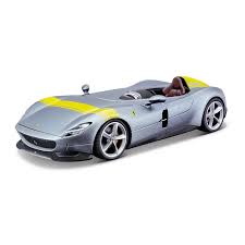 BBURAGO SIGNATURE SERIES 1/43 SCALE FERRARI MONZA SP1 DIECAST CAR MODEL  (GREY )