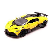 KINSMART BUGATTI DIVO 1:36 NO: KT5442D (YELLOW)