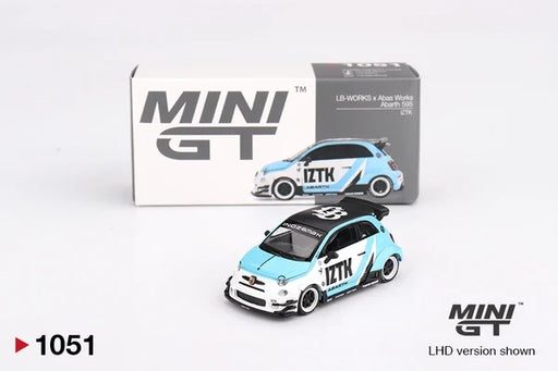 Imported Mini GT LB-WORKS x Abas Works Abarth 595 IZTK Die-Cast Car
