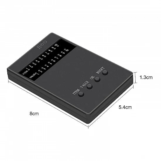 ESC PROGRAMMING CARD SUITABLE FOR BRUSHLESS ESC 45A/60A/80A/120A
