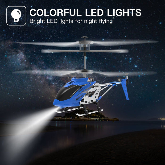 SYMA S107H R/C HELICOPTER 2.4GHZ 3CH HOVER FUNCTION BLUE COLOR