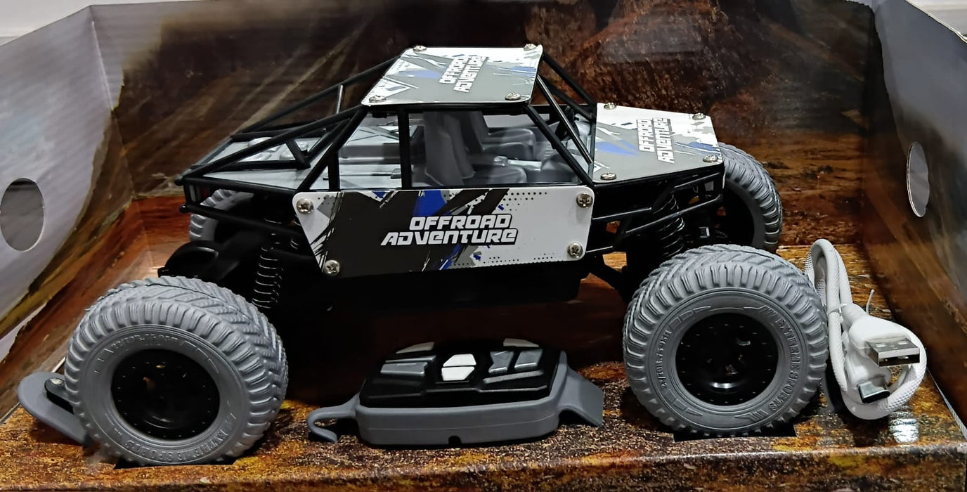 MIRANA DUSTER WATCH REMOTE 2WD, SCALE 1:20, ALL TERRAIN VEHICLE L, 2.4 GHZ RANGE, 1200 MAH BATTERY, C-TYPE RECHARGEABLE BATTERY, 1.5*POWERFULL BOOST (SILVER)