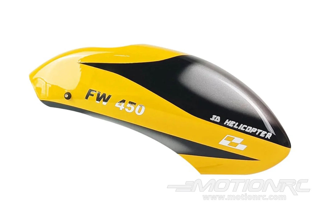 FLY WING 450 SIZE 450L V2 CANOPY - YELLOW