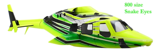 ROBAN B222 SNAKE EYES 800 SIZE SCALE HELICOPTER FUSELAGE
