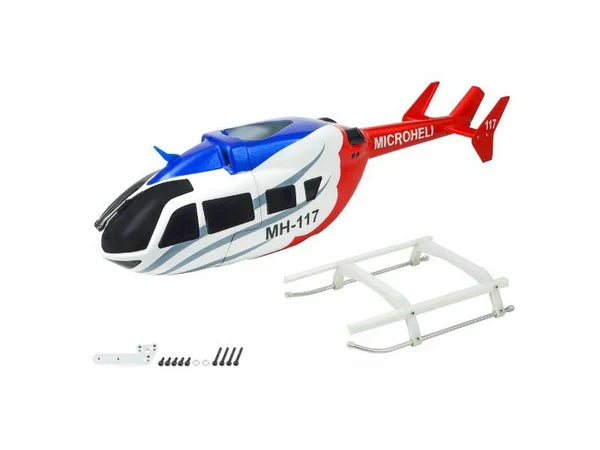 AIRBRUSH FIBREGLASS EC145 SCALE (WT)- OMP HOBBY M2-EVO