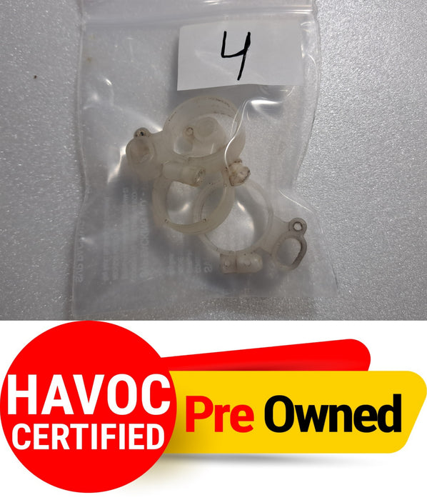 HIROBO SCEADU EVOLUTION EX TAIL PUSH ROD GUIDE (PACK OF 3 ) PRE OWNED QUALITY