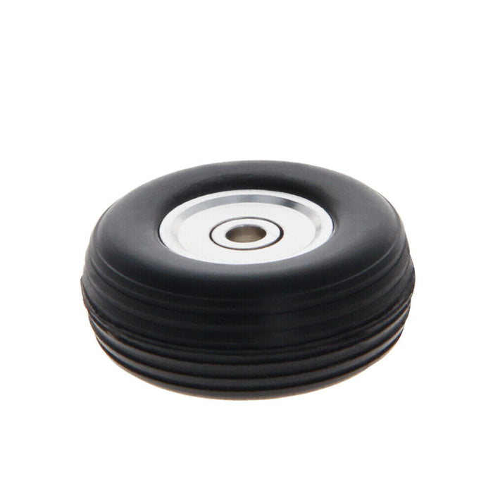 RUBBER PU WHEEL ALUMINIUM HUB 3.5 INCH
