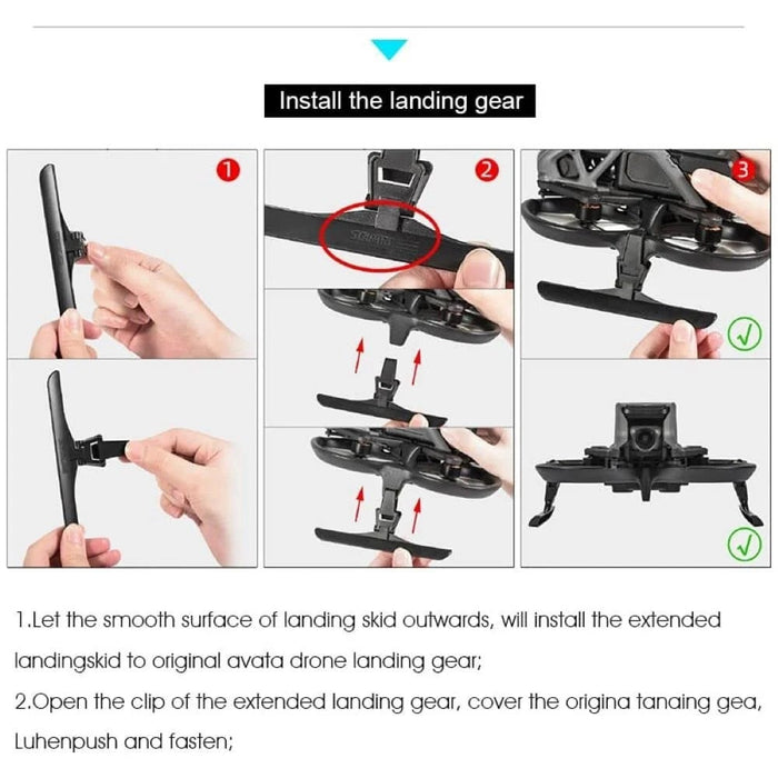 Height Extender For Dji Avata Landing Gear Leg Protection Accessories