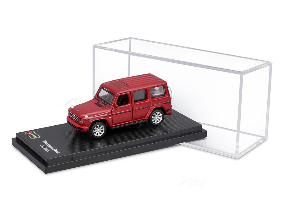 BBURAGO 28-59071RD 1/64 MERCEDES BENZ G-CLASS DIE-CAST RED