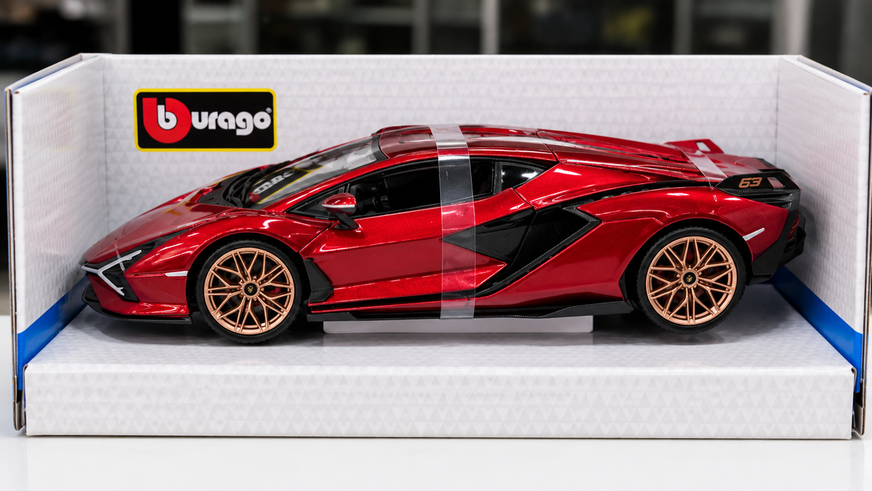 BBURAGO 18-91046R 1/18 LAMBORGHINI SIAN FKP 37 DIE-CAST