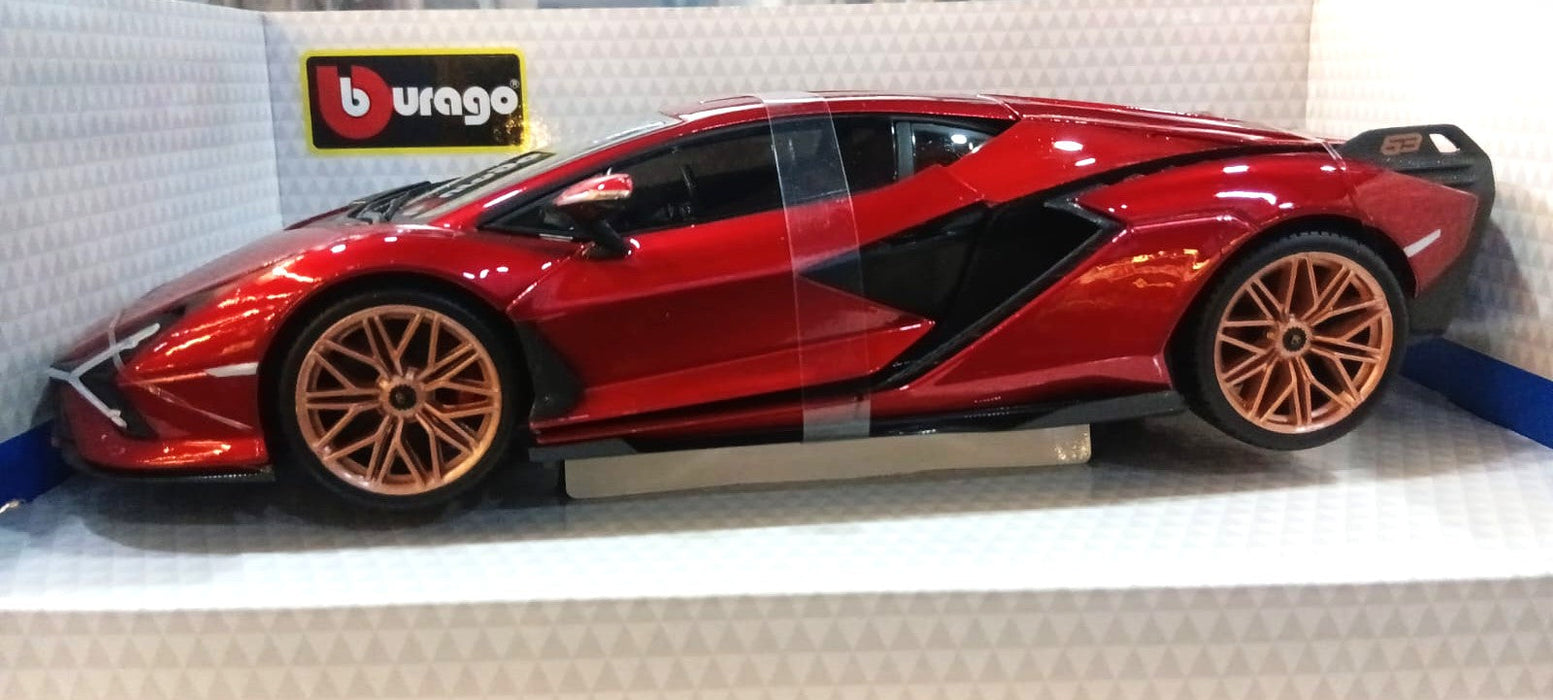 BBURAGO 18-91046R 1/18 LAMBORGHINI SIAN FKP 37 DIE-CAST