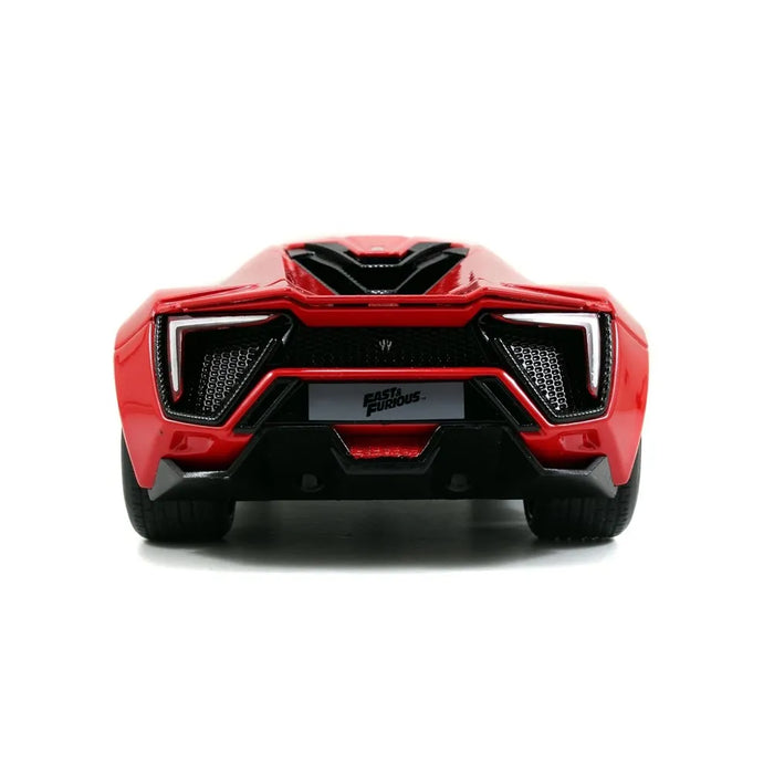 JADA LYKAN HYPERS SPORT RED  DIECAST CAR MODEL