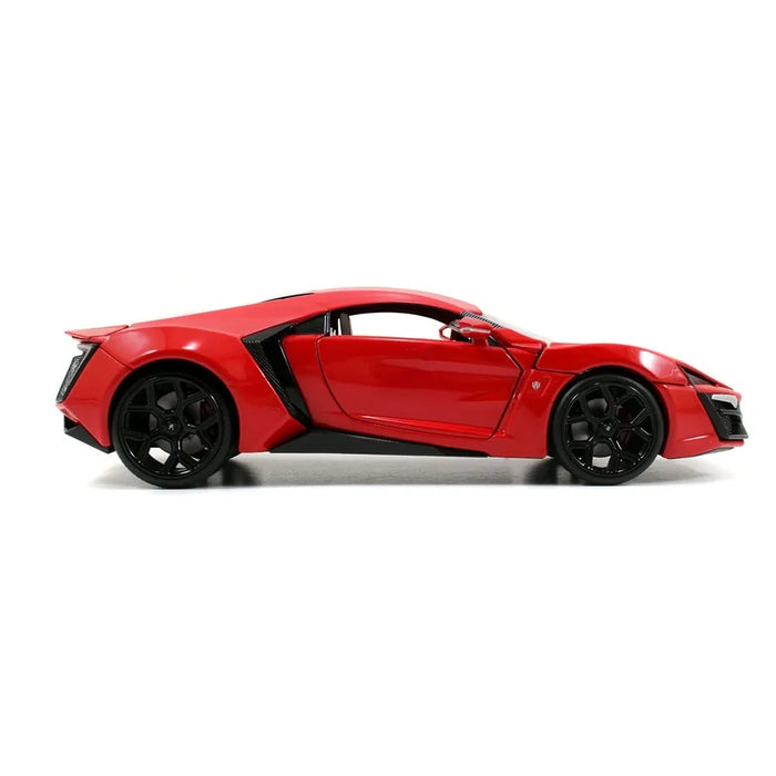 JADA LYKAN HYPERS SPORT RED  DIECAST CAR MODEL