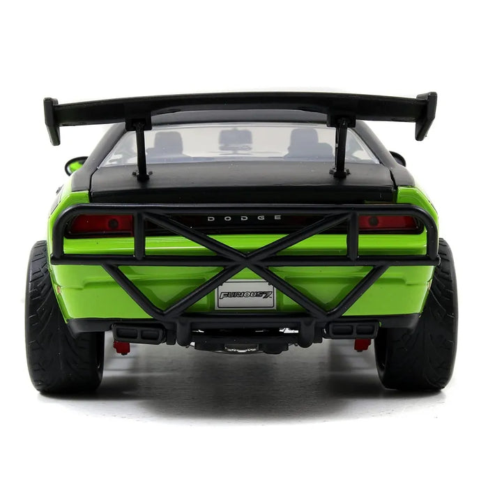 JADA LETTY's DODGE CHALLENGER GREEN  DIECAST CAR MODEL