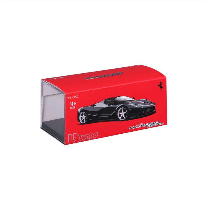 18-36907 BK - Bburago - 1:43 - Ferrari Signature - LaFerrari Aperta - Black met