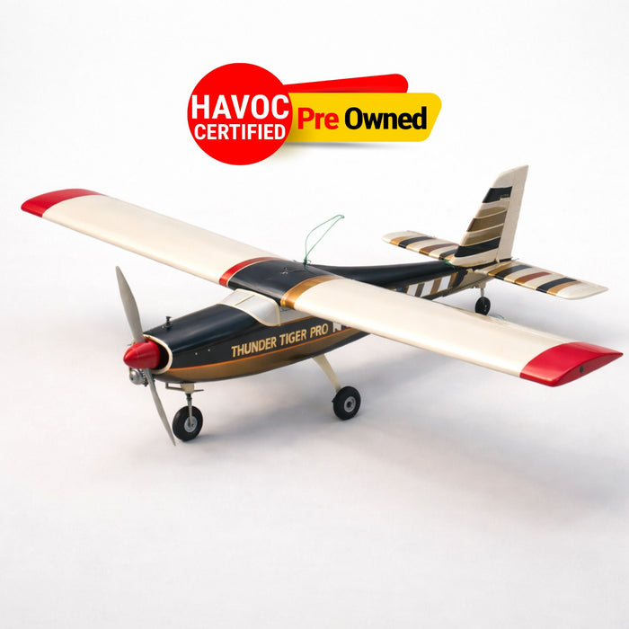 THUNDER TIGER 4591-k10 PRO NITRO PLANE (46 SIZE ENGINE) RTF QUALITY PRE-OWNED