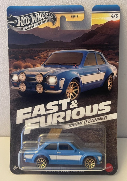 HOT WHEELS FAST & FURIOUS 1970 FORD ESCORT RS1600 (9C6H)