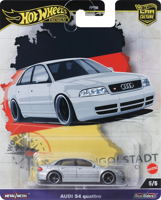 HOT WHEELS AUDI S4 QUATTRO PREMIUM CAR CULTURE (9C1A)