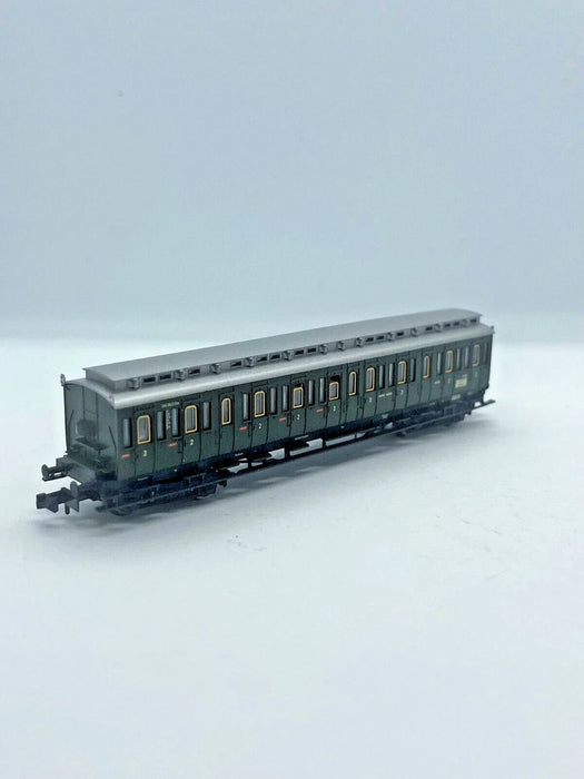 FLEISCHMANN HO 8046 K 2ND CLASS COMPARTMENT COACH B4 041843 FFM OF THE DB