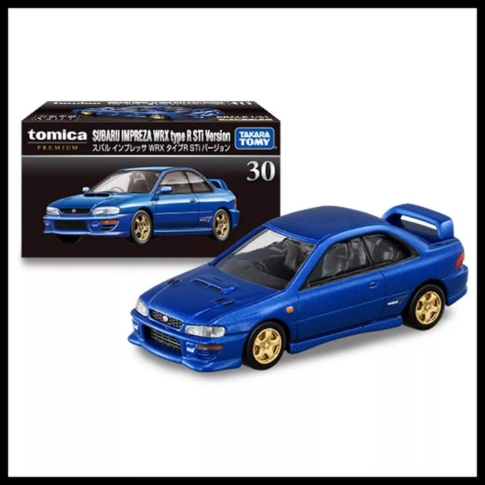 TOMICA PREMIUM SUBARU IMPREZA WRX TYPE R STI VERSION 30 1/61 SCALE