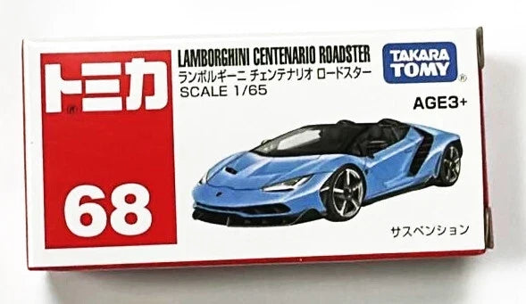 TAKARA TOMY LAMBORGHINI CENTENARIO ROADSTER 1/65 SCALE NO:68