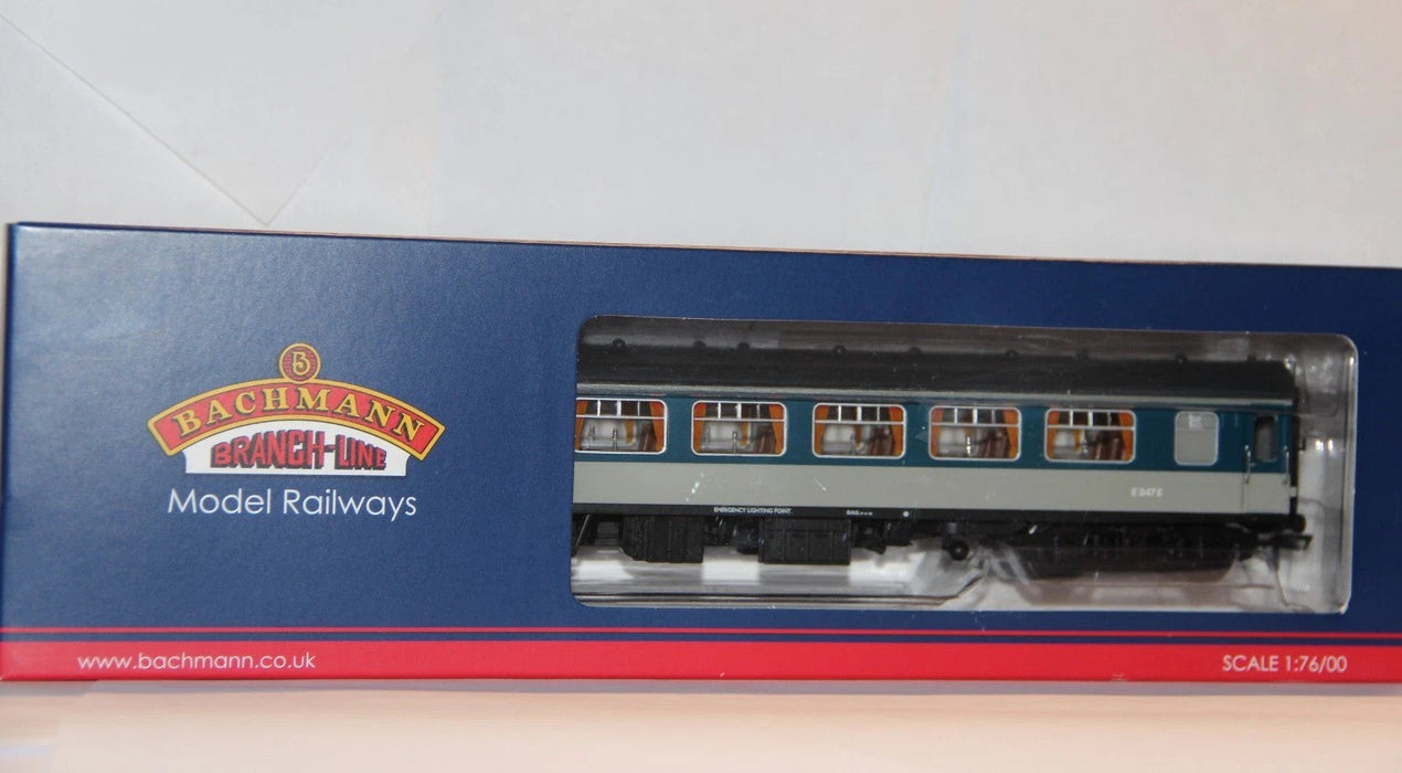 Bachmann OO Gauge BR Mk1 Pullman Parlour 1st Class Coach – Blue Grey (39-291A, E327E)