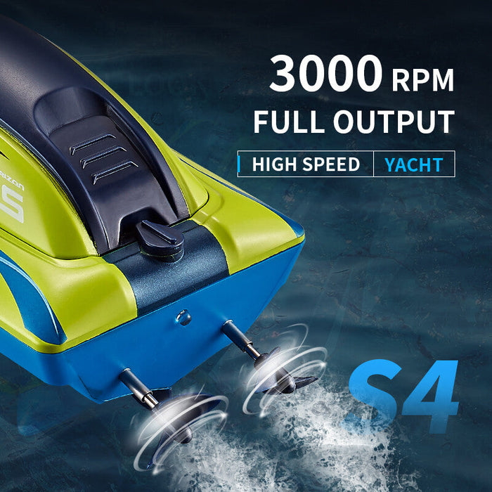 4DRC S4 ARES 2.4G RC RACING BOAT BLUE | RED