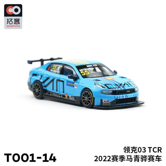 XCARTOYS LYNK & CO 03TCR RACE CAR MAQINGHUA-WTCR 2022 1/64 SCALE NO:T1-14