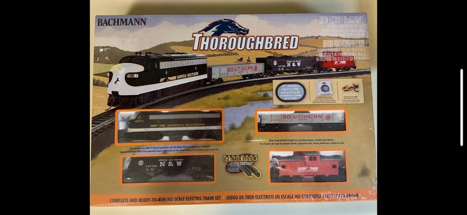BACHMANN THOROUGHBRED&nbsp;HO SCALE READY-TO-RUN ELECTRIC STARTER / FREIGHT SET TRAIN&nbsp;SET-00691