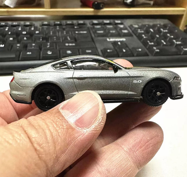 CCA FORD MUSTANG GT 1:64 SCALE NO: S06-01 (HALF BLACK)