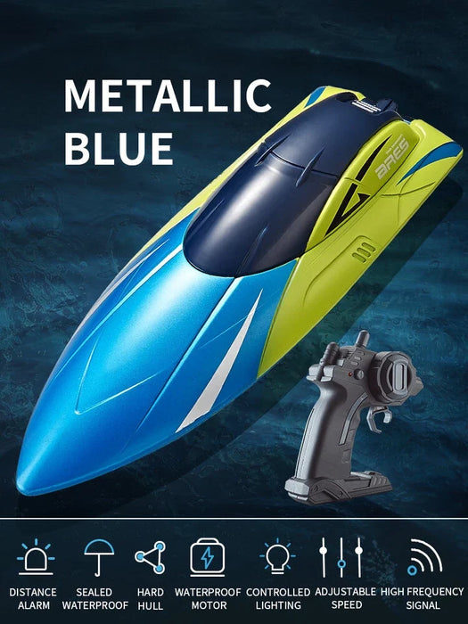 4DRC S4 ARES 2.4G RC RACING BOAT BLUE | RED