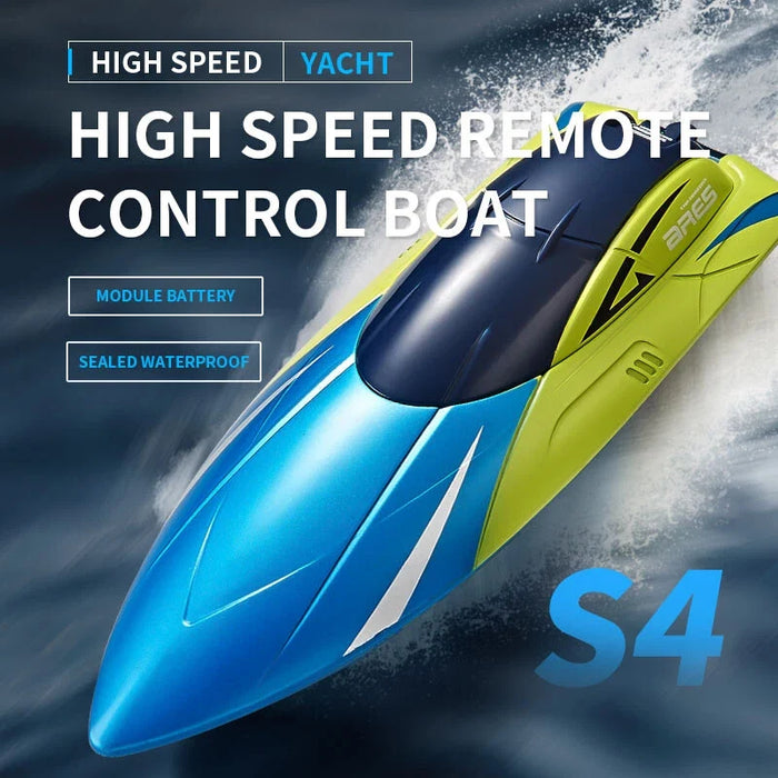 4DRC S4 ARES 2.4G RC RACING BOAT BLUE | RED