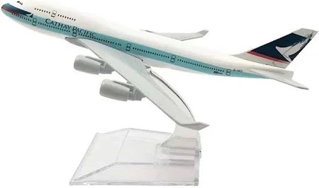 AIRPLANE DIECAST METAL CATHAY B747 16CM