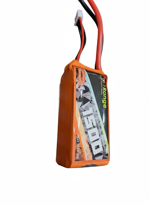 PRO RANGE 1500mAh 3S 30C (11.1 v) Lithium Polymer Battery Pack (LiPo)