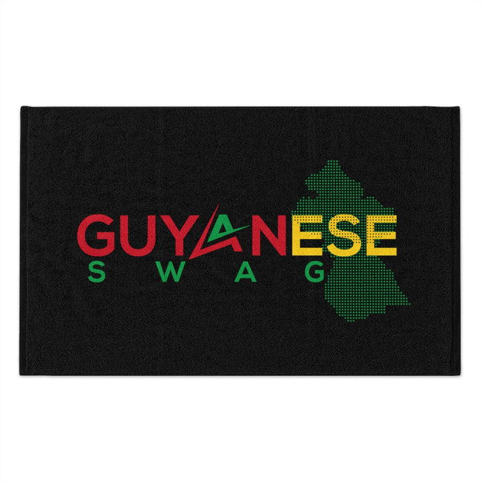 Guyanese Swag Guyana Map Rally Towel, 11x18