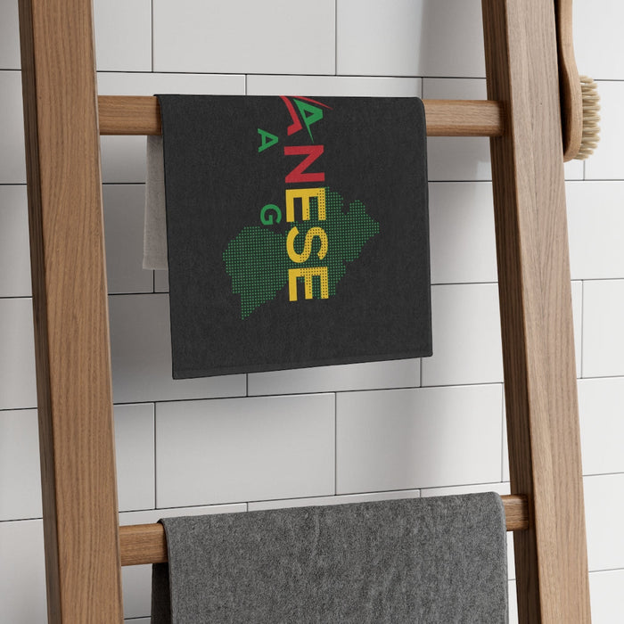 Guyanese Swag Guyana Map Rally Towel, 11x18