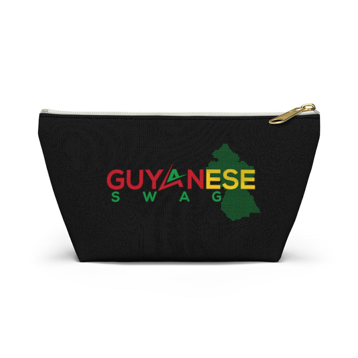 Guyanese Swag Guyana Map Accessory Pouch w T-bottom