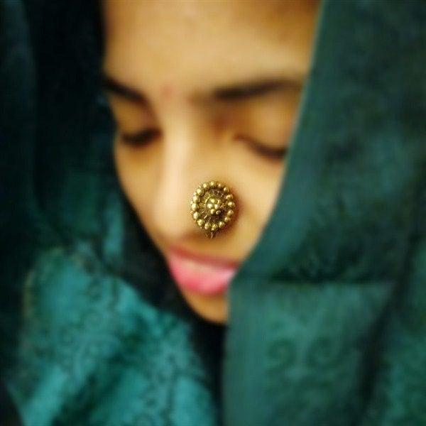 Gold Plated Round Nose Pin