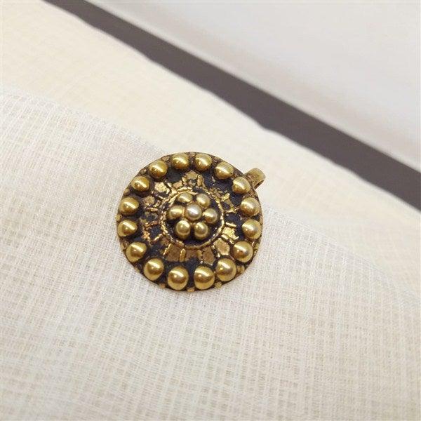 Gold Plated Round Nose Pin