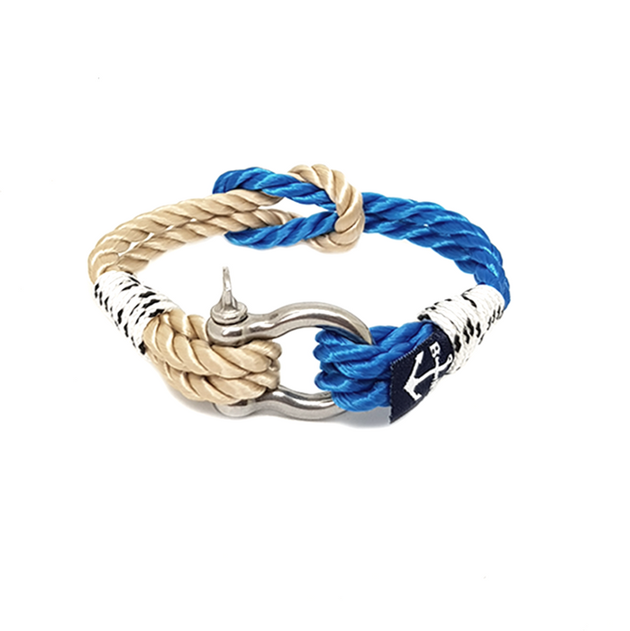 Classic Rope and Royal Blue Nautical Bracelet