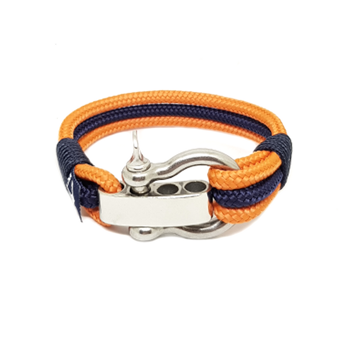 Adjustable Shackle Columbus Nautical Bracelet