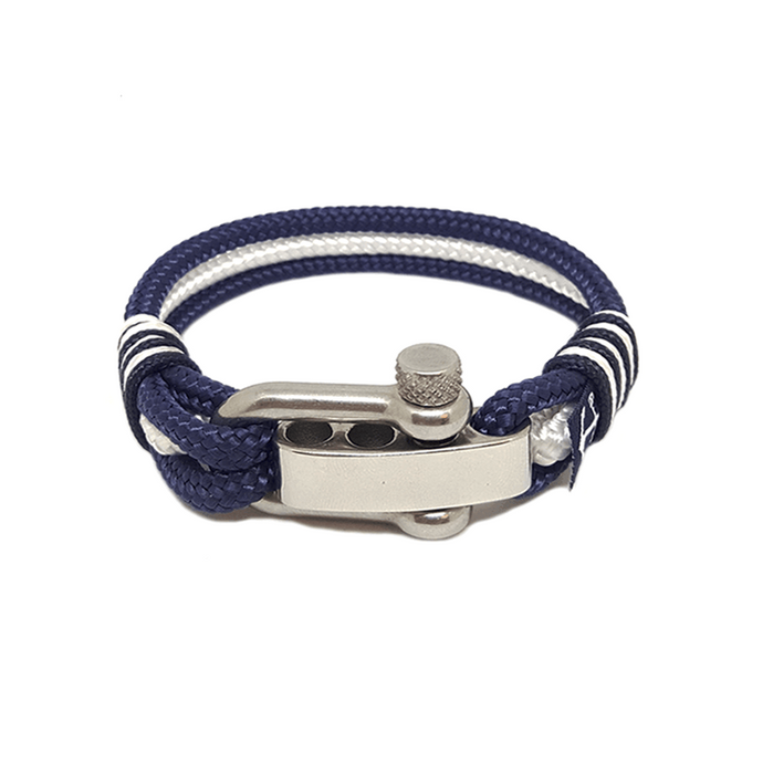 Adjustable Shackle Nautical Bracelet
