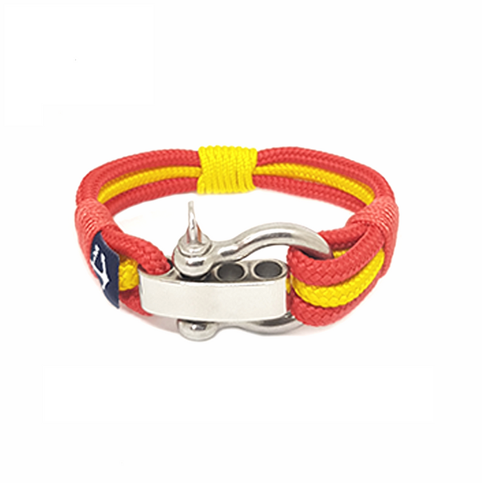 Spain Adjustable Shackle Nautical Bracelet