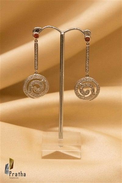 Long Diamond Earrings