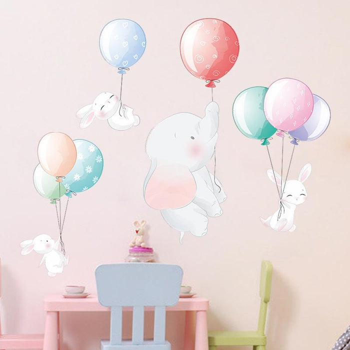 Cute Flying Rabbits&Elephant