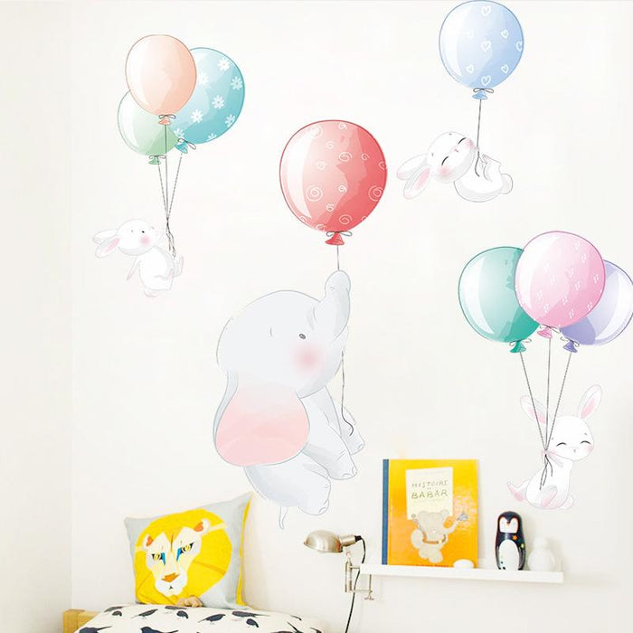 Cute Flying Rabbits&Elephant